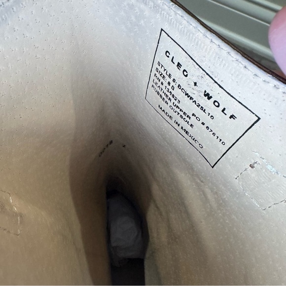 Cleo + Wolf Scout Round Toe Heeled Brown Leather Fashion Boots - Picture 12 of 13